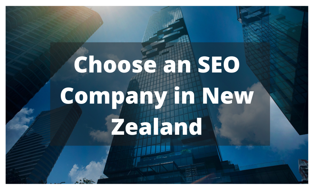 Choose an SEO Company in New Zealand