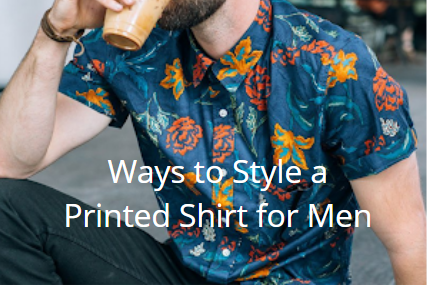 printed shirt for men