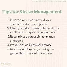 Stress Management Therapy